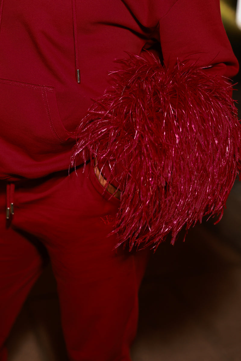 Burgundy Starter Joggers