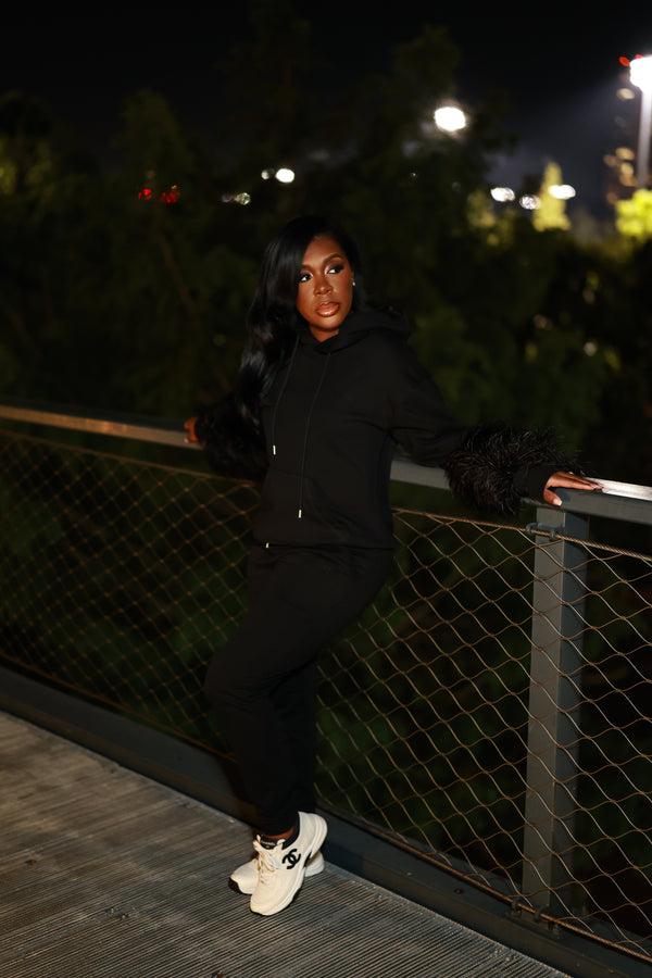 Black Starter Joggers