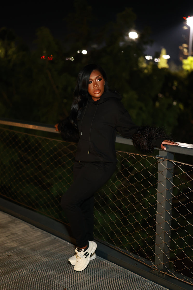 Black Starter Joggers