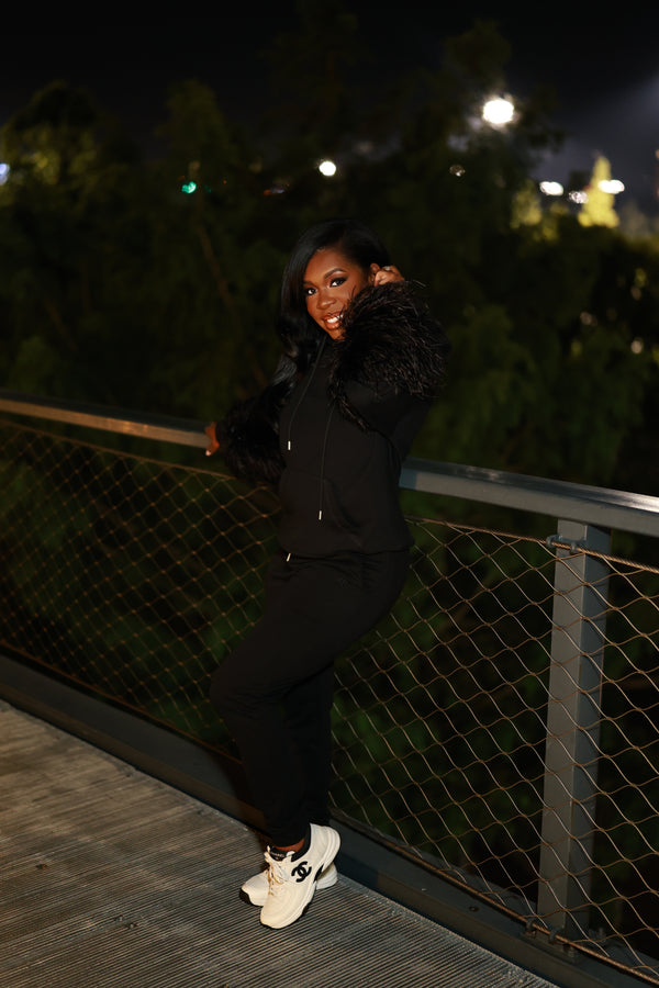 Black Starter Joggers